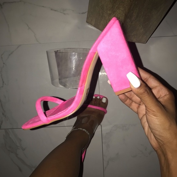 Pink Block Heel - Picture 3 of 3